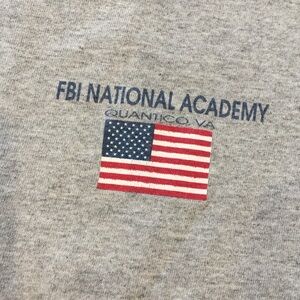 Boys FBI National Academy Graphic Tee Youth sz M